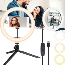 LED Ringlicht mit Stativ Handy