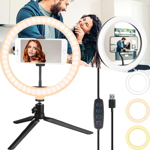 Led ringlicht mit stativ handy - stativ,