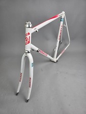 Rahmen Set Mino Denti Light Columbus Speciale Campagnolo 130 mm 56 cm frame weiß