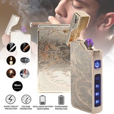 Elektrisch Arc Plasma Lighter Aufladbar Winddicht Lichtbogen Feuerzeug USB C