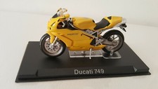 Motorrad Modell Ducati 749 gelb Ixo Altaya 1:24