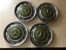 4 Nabenkappen Mercedes-Benz 14" W108 W114 W115 W116 W123 - Oldtimer - Radkappen - Konvolut