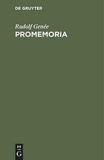 Promemoria | Buch |