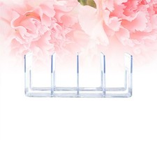  3 Grid Bücherstützen Transparent Bucherregal Acrylbuchungen Bücherregal