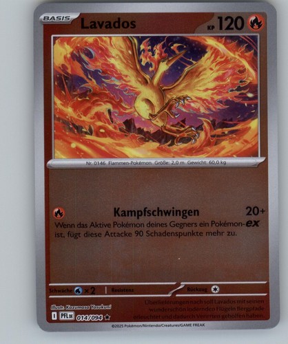 Pokémon karten fatale - fatale, flammen