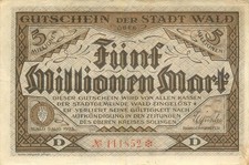 Wald Stadt 5 Millionen Mark