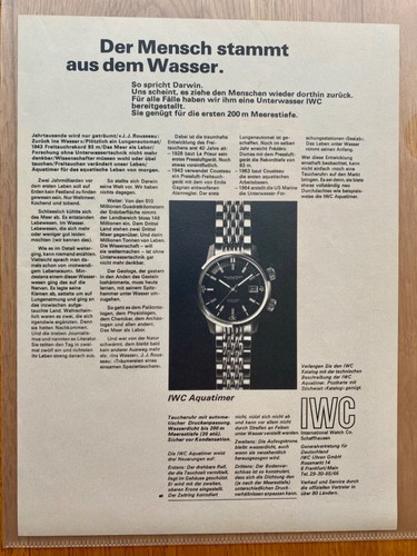 Iwc aquatimer der mensch - der,