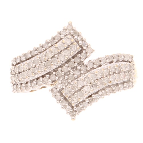 Cluster diamantring karat - cluster-diamantring, 9