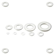 Unterlegscheiben Edelstahl DIN 125 V2A V4A M1,6–24 Beilagscheiben A Form ISO7089