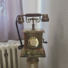 Marmor-Onyx Antik Telefon