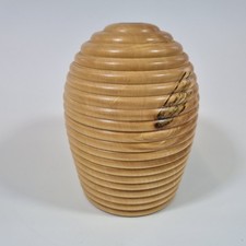 Linley gedrechselter Bergahorn aus Holz? Topf in Bienenstockform 16 cm hoch Prototyp