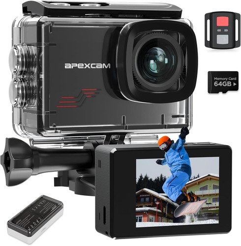 Apexcam m80 pro action cam - apexcam, 64g