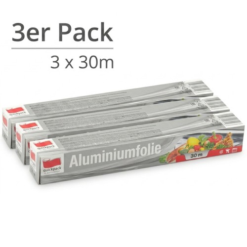 Alufolie 3er set 30cm 30m - x,