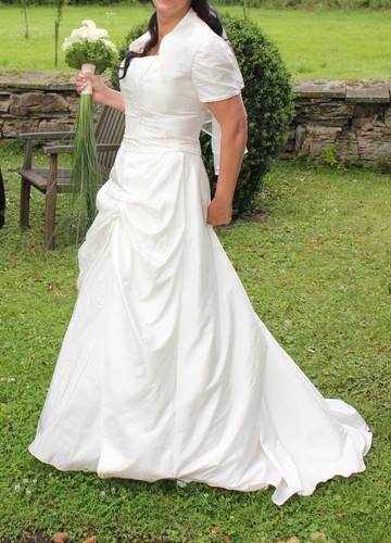 Brautkleid creme mit - creme,
