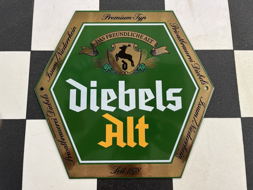 Diebels alt emailschild - emailschild, um