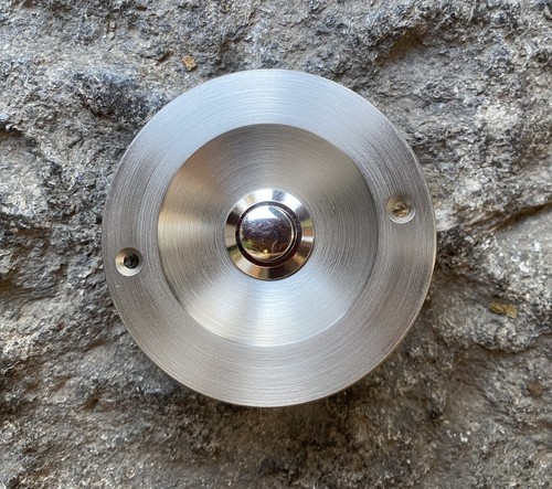 Kopp klingelplatte rund silber - kopp,