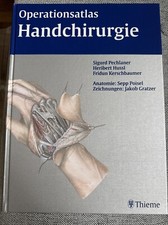 Rarität: Pechlaner Operationsatlas Handchirurgie Schutzumschlag+Folie