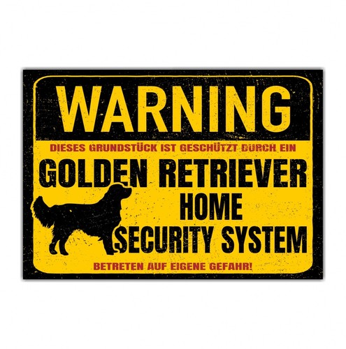 Golden retriever schild - retriever,