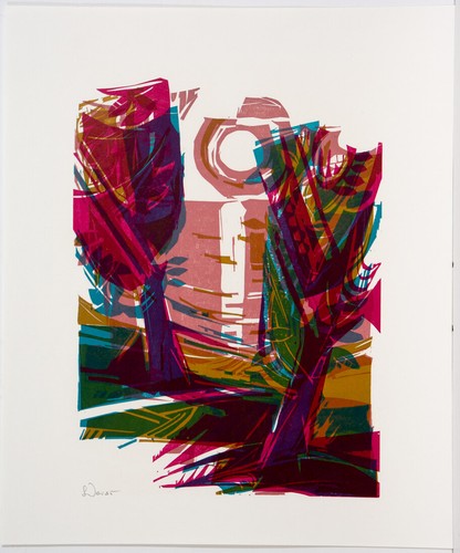 Lothar weiss farbholzschnitt - lothar,