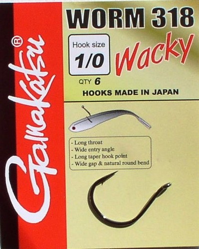 Gamakatsu haken worm 318 - worm,