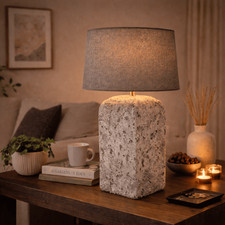 Tischlampe Zement