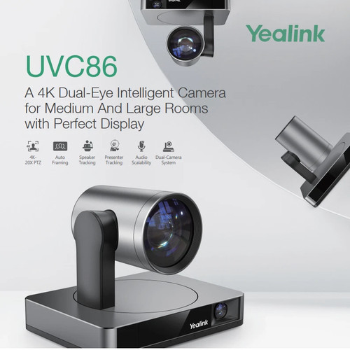 Yealink uvc86 dual - 4k, dual-eye