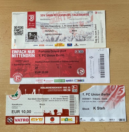 Alte tickets auswärts fc - 4,