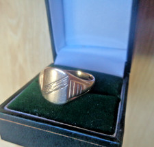 9Ct Gold SIGNET Ring Vintage