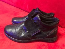 Fidelio Damenschuhe, Klettverschluss , Damen Schuhe Gr. 7 Echtleder schwarz