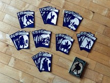 Sagen Quartett Obuss Spiele ca. 1940 alt selten unvollständig Schachtel