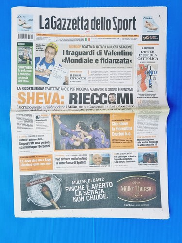 Gazzetta dello sport märz - gazzetta, 7