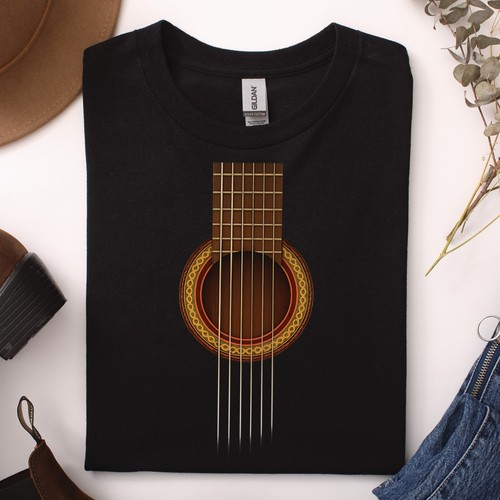 Akustik gitarre shirt unisex - akustik, t