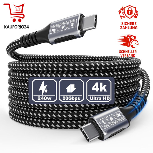 Usb kabel geflochten - usb, c