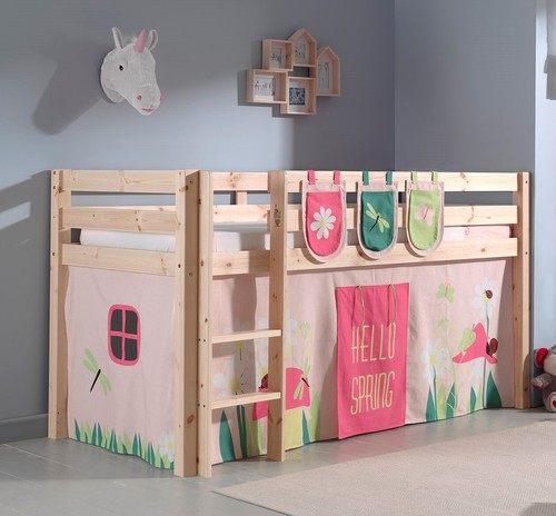 Spielbett hochbett kinderbett - spielbett,
