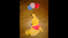 Wndteppich Winnie Pooh Puh Krabbeldecke Wandbehang Wandbild z Baby Kuscheldecke