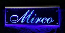 Mirco LED Namensschild oder