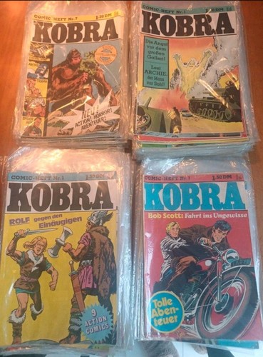 Kobra comics konvolut 1975 - kobra,