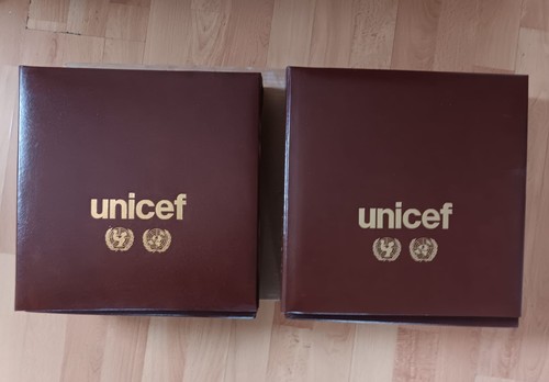 Unicef briefmarken alben - unicef,