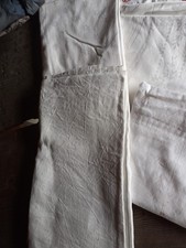 4 alte Tischdecken Damast