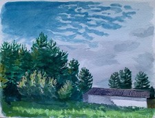 Aquarell Karl Adser 1912-1995