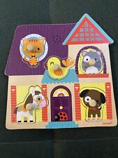 Janod Holz Tiere Sound Puzzle