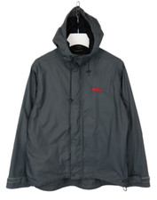 Fjallraven Hydratic Jacke Herren M Reißverschluss Kapuze Leicht Grau