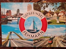Postkarte c966 gelaufen, Ostseeinsel Fehmarn, Ansichtskarte, Sammlung