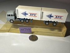 M344 Wiking Magirus SFC Külcontainer 2x20 ft. Auflieger Lkw 1:87 H0 WM 522 Fisch