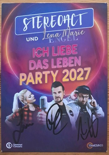 Stereoact orig autogramm - stereoact,