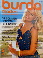 altes Burda Modeheft Ausgabe 5 von 1972 komplett mit Anleitung + Schnittmuster