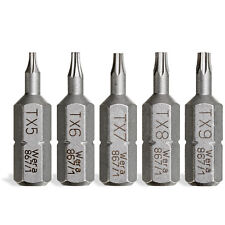 5x WERA 867/1 TX Bit Set 1/4"