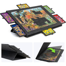 Puzzletisch mit schubladen - mit,