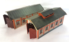 ?2x einständige Lokschuppen Rosner Pappe 60er HO DDR
