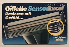 Telefonkarte Telefonwertkarte Sammelkarte 12 DM Gilette Sensor Excel Rasierer